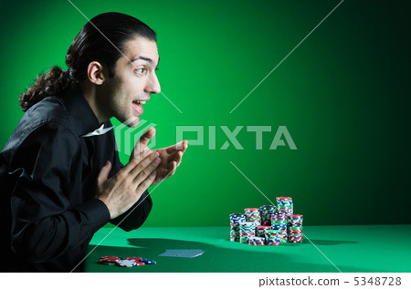 Man playing in the casino 5348728