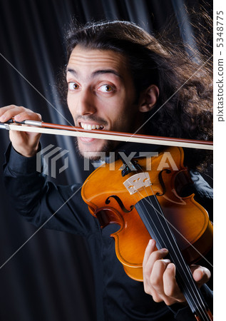Young violin player playing 5348775