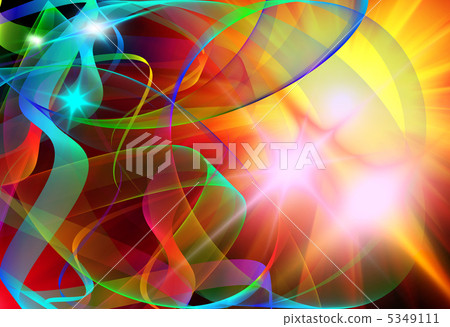 abstract gradient ribbon template 5349111