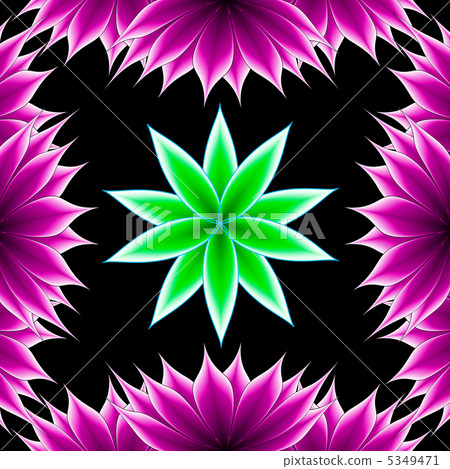 abstract applique flower abstract applique flower 5349471