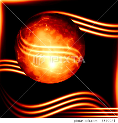 abstract golden design 5349921