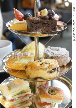 Afternoon tea at luxury hotel Afternoon tea at luxury hotel 5350819