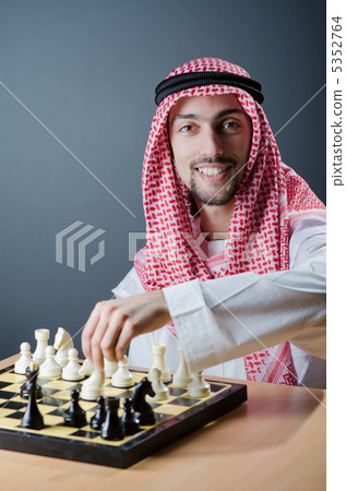 Chess player playing his game 5352764