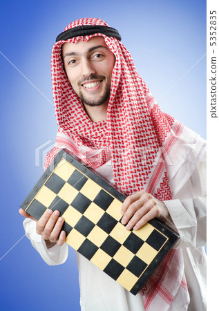 Chess player playing his game Chess player playing his game 5352835
