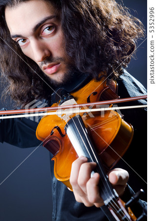 Young violin player playing 5352996