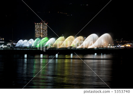 [Otsu City, Shiga Prefecture] Lake Biwa Fountain 5353740