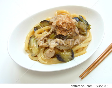 Eggplant and pork baked udon 5354090