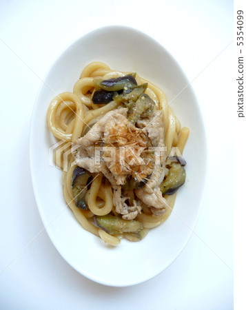 Eggplant and pork baked udon 5354099