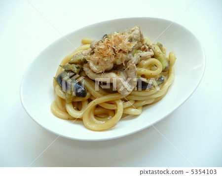 Eggplant and pork baked udon 5354103