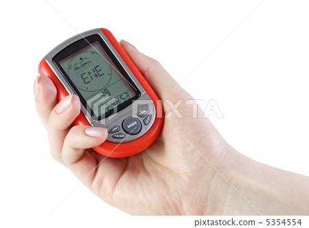 electronic compass in hand 5354554