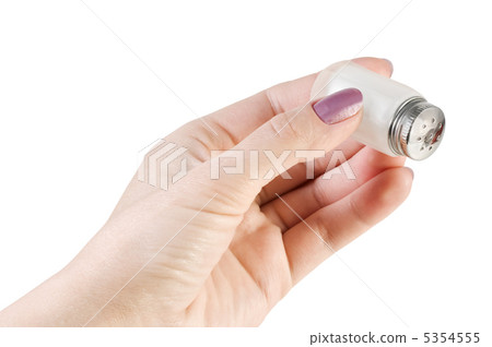 salt shaker in hand salt shaker in hand 5354555