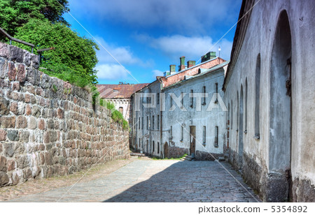 house in the street the medieval castle 5354892