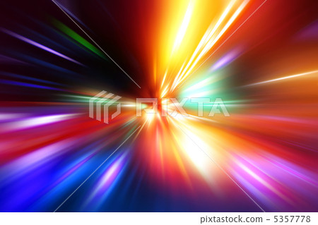 abstract acceleration speed motion on night road 5357778