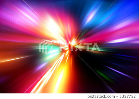 abstract acceleration speed motion on night road 5357782