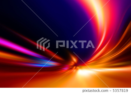 acceleration speed motion on night road 5357819