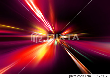 speed motion on night road speed motion on night road 5357917