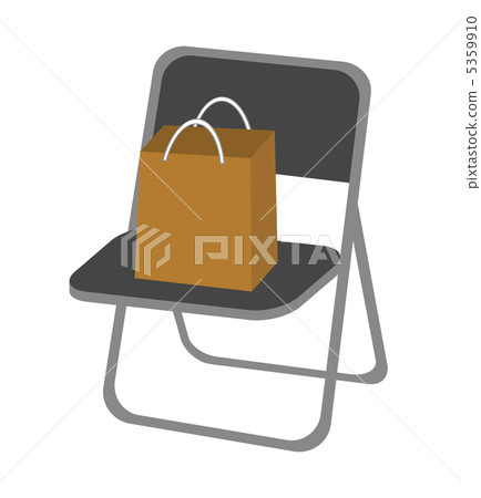 A paper bag placed on a chair 5359910