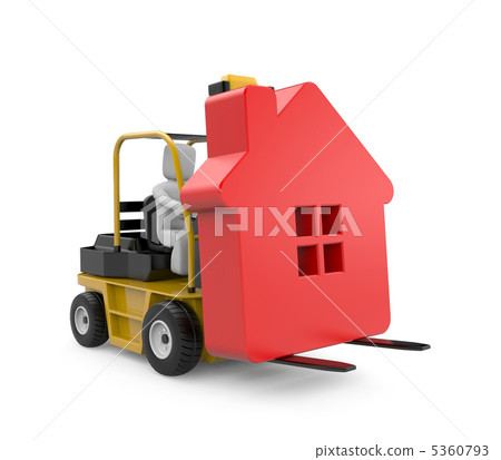 Forklift with house 5360793