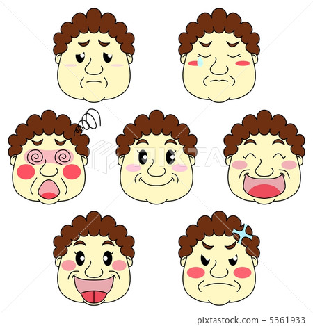 Various facial expressions of women 5361933