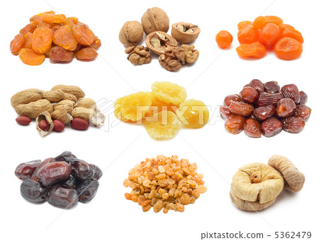 Dried fruits and nuts Dried fruits and nuts 5362479