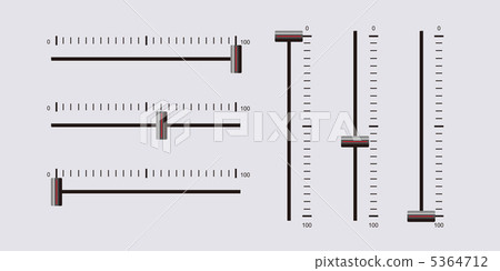 垂直推子/交叉漸變器淺灰色 5364712