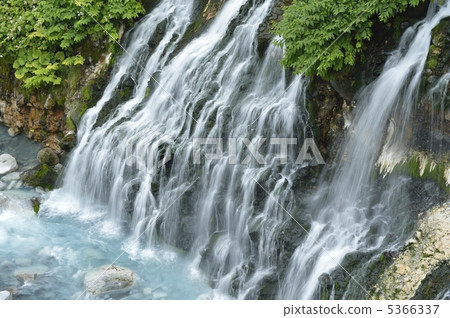Biei white beard waterfall Biei white beard waterfall 5366337