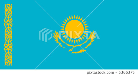 Kazakhstan Flag 5366375