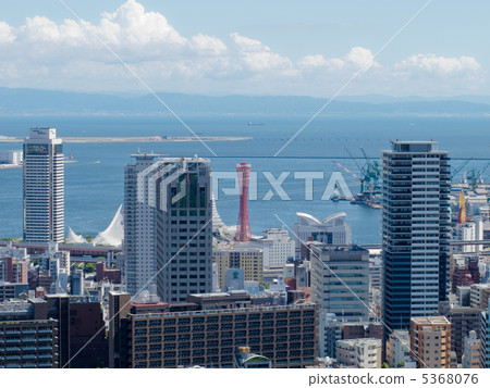 Kobe port · port town (sea and sky · clear sky · landscape) Kobe port · port town (sea and sky · clear sky · landscape) 5368076