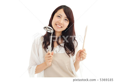 一個圍裙的女人 5369185