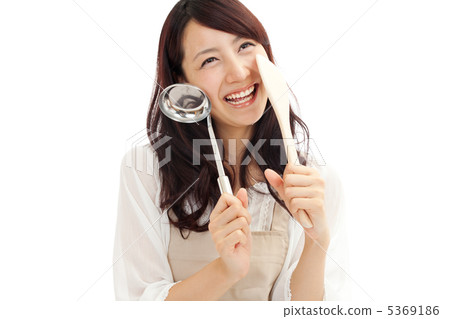 一個圍裙的女人 一個圍裙的女人 5369186