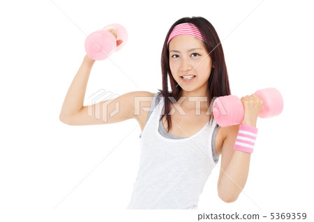 Woman training 5369359