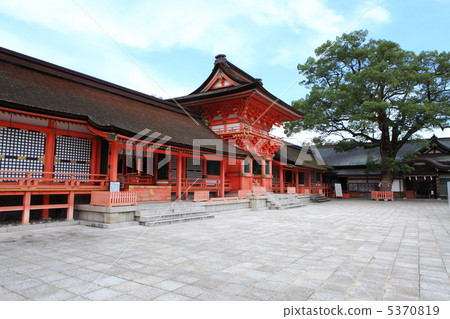 美國神社在夏天 5370819