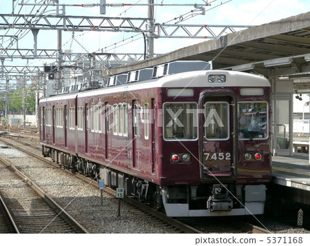 Hankyu Kyoto Line 7300 series 7302 F Increase organization formation detachment receipt Hankyu Kyoto Line 7300 series 7302 F Increase organization formation detachment receipt 5371168