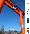 鳥居和富士山 5372414