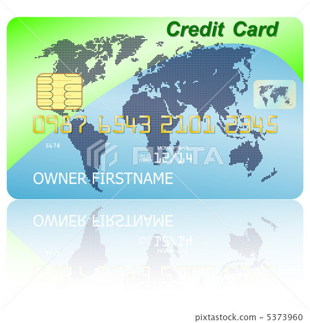 Green credit card Green credit card 5373960