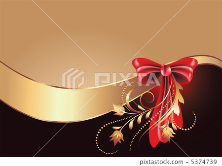 Background with golden ornament 5374739