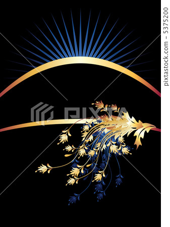 Background with golden ornament Background with golden ornament 5375200