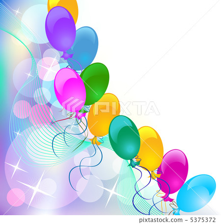 Background with balloons Background with balloons 5375372