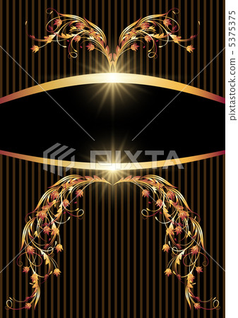 Background with golden ornament 5375375