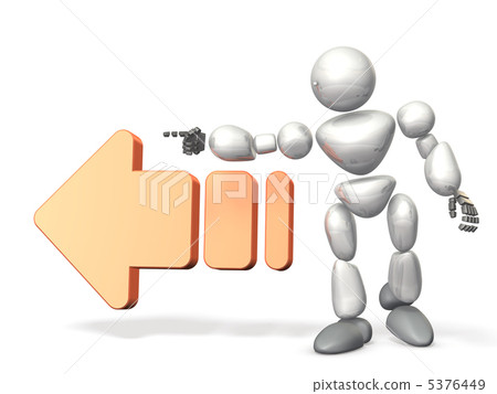 在左邊的3DCG插圖 5376449