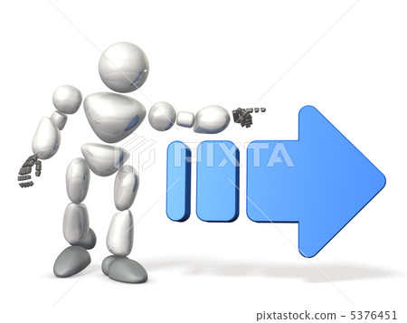 3DCG illustration on the right 5376451