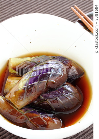 Boiled eggplant with eggplant 5381694
