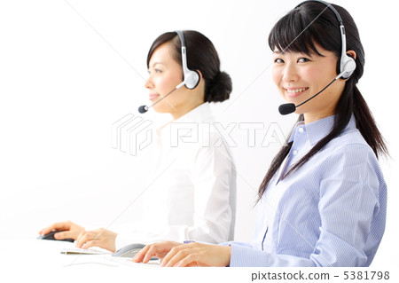 兩個運營商 兩個運營商 5381798