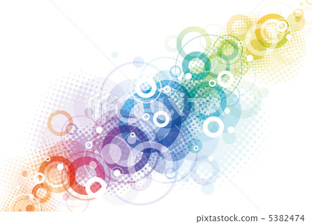 彩虹色的背景 5382474