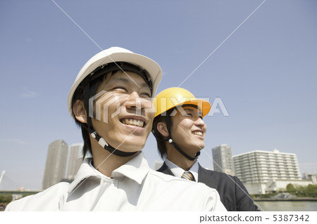 Worker and businessman Worker and businessman 5387342