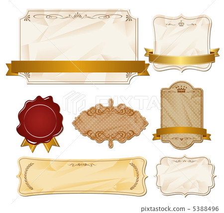 復古標籤集 5388496