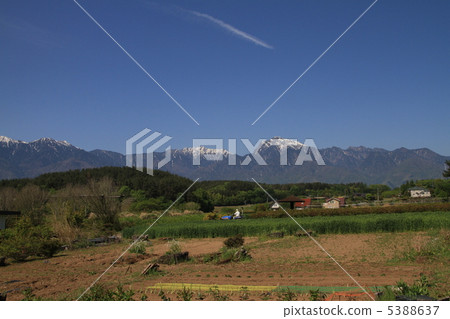 Village that wants Kai Komagatake Volcano 5388637