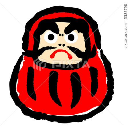 Daruma of ink painting 5388798