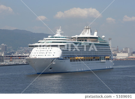 Voyager of the Seas entrance to Kobe Harbor 5389691