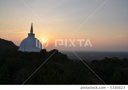 Sunset and world heritage 5389823